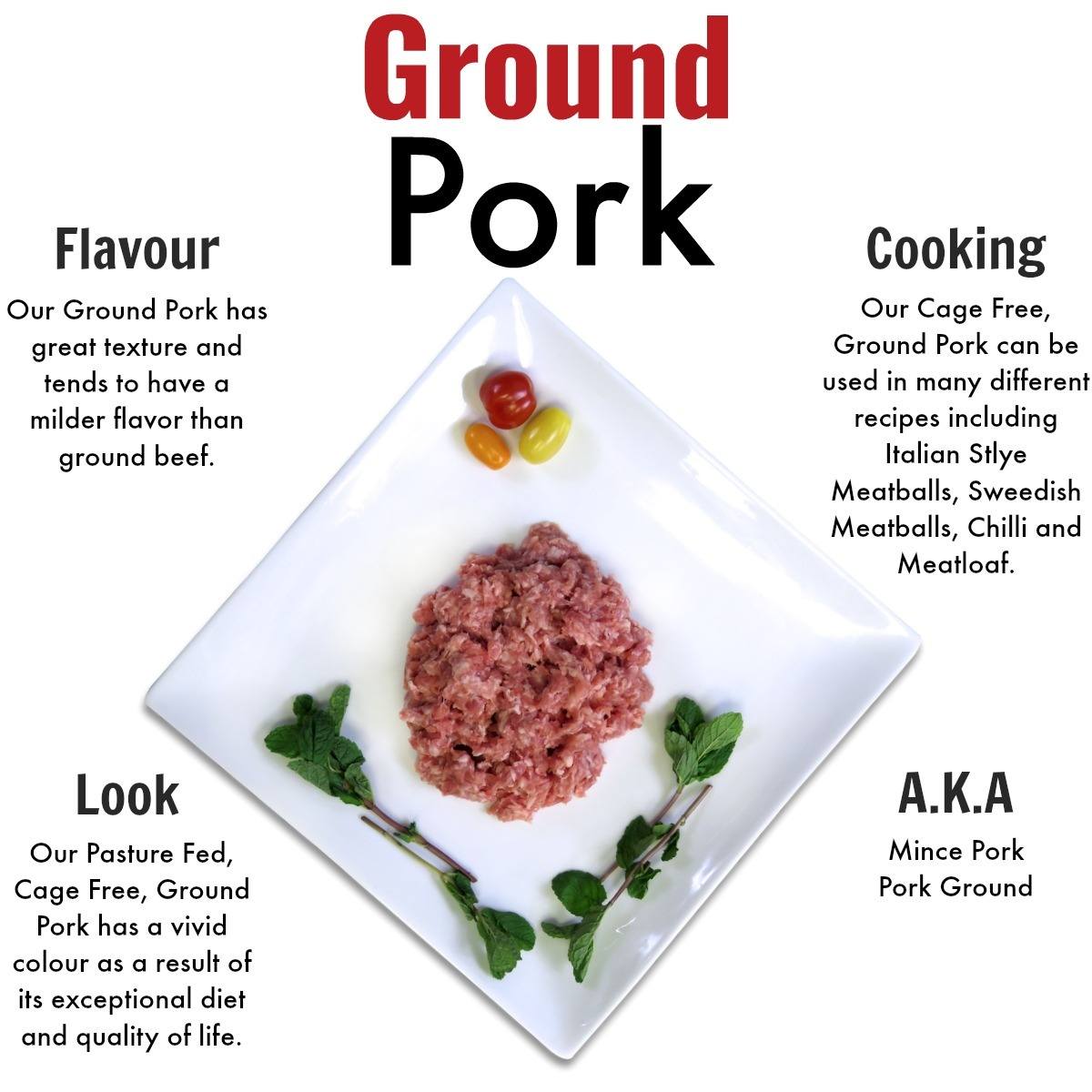 Ground Pork - Nutrafarms
