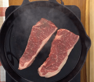 Recipes - 30 minute meals and organic recipes from Nutrafarms - How to pan fry a steak Otttawa Nutrafarms 1