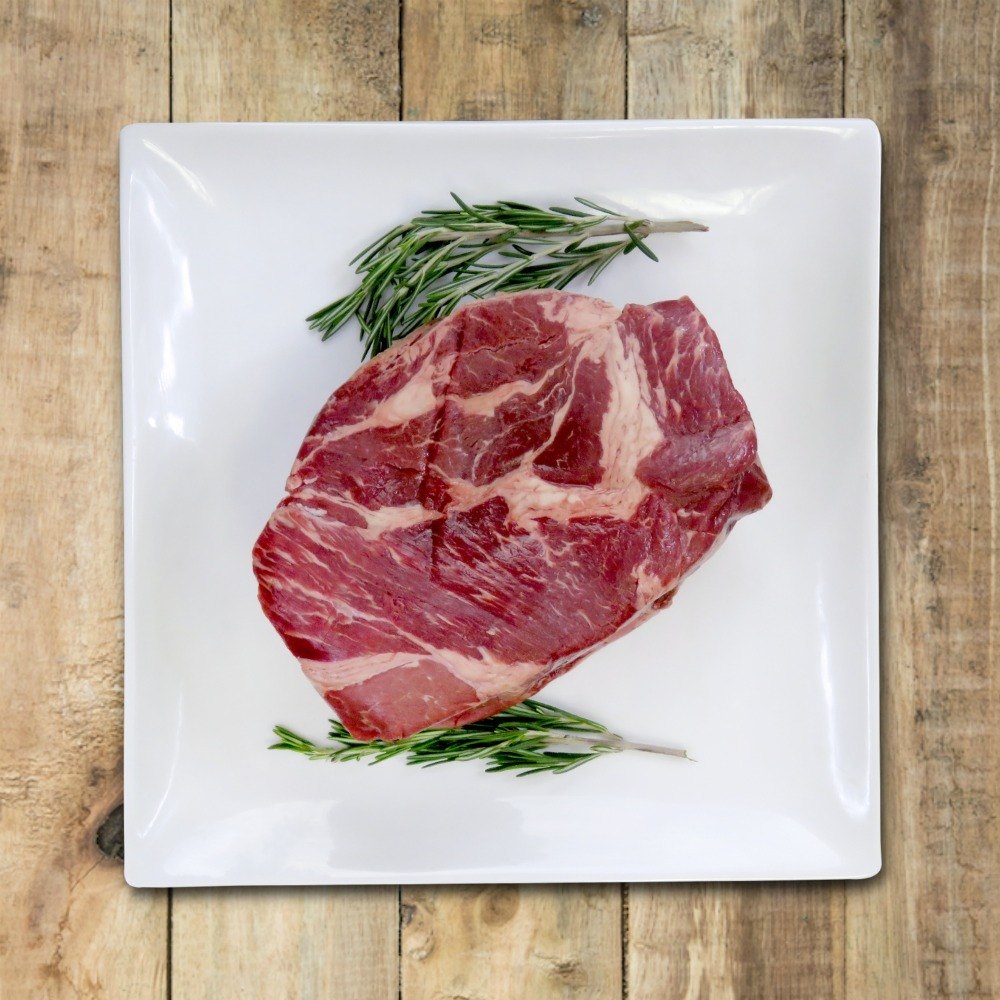 Affordable grass-fed beef delivery near me, steaks, ground beef and more - Nutrafams - Blade Steak 1