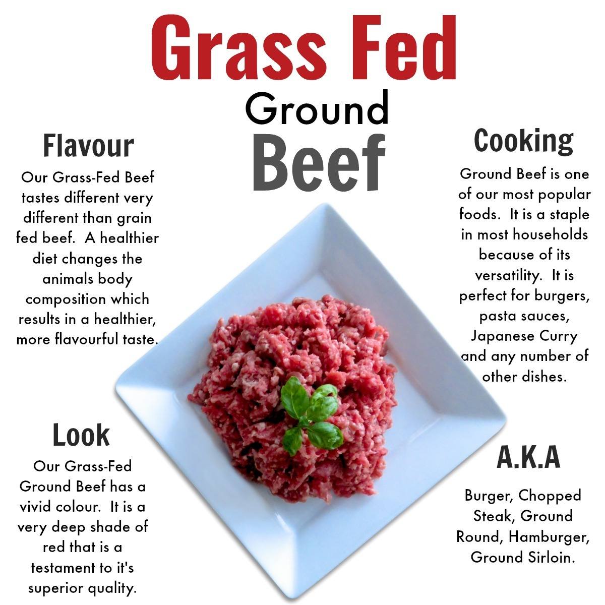 Affordable grass-fed beef delivery near me, steaks, ground beef and more - Nutrafams - Grassfed Ground Beef 2