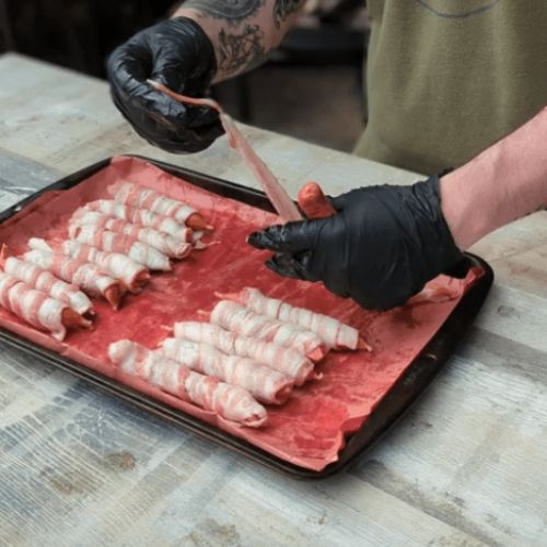 Bacon Wrapped Pepperettes - Nutrafarms - Image 1